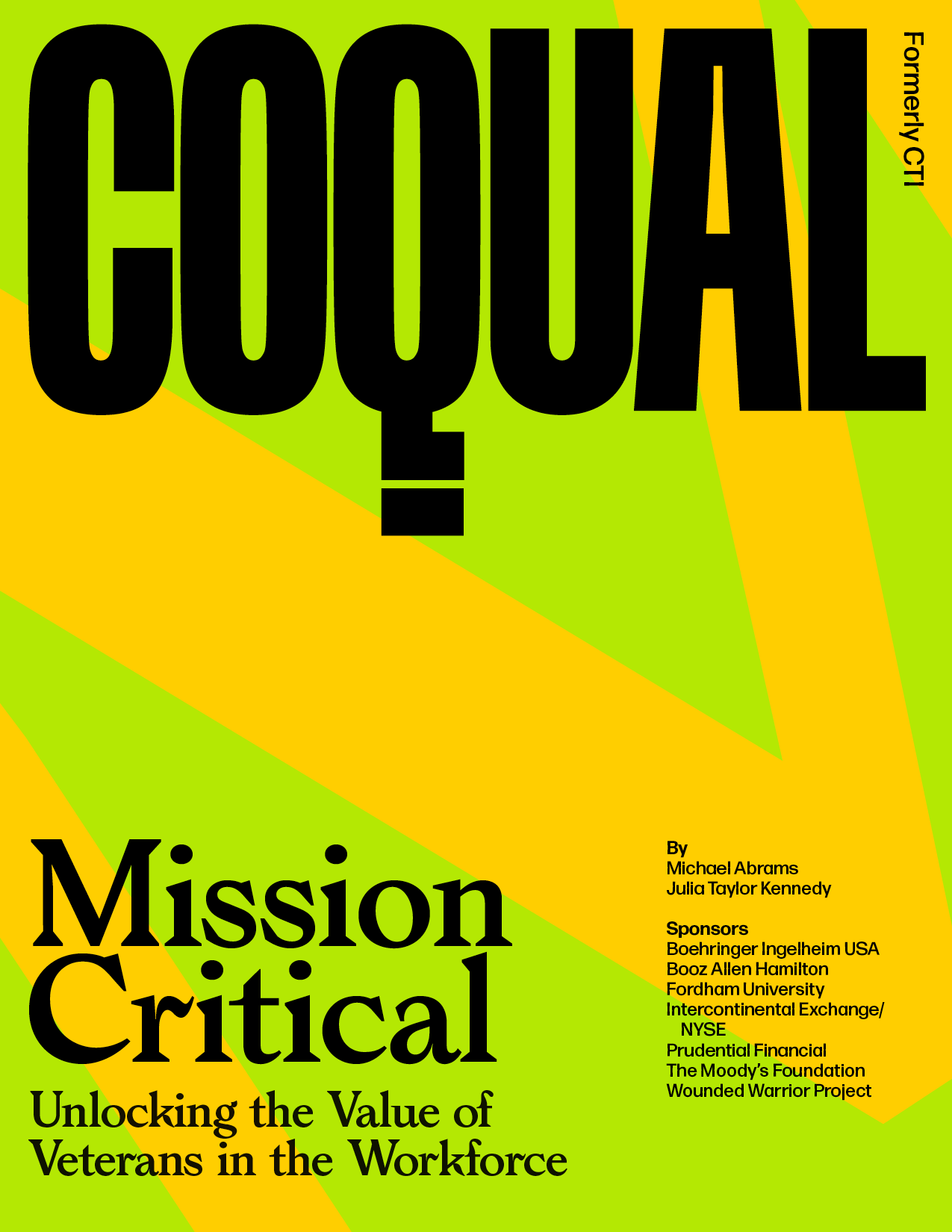 Cover of Mission Critical: Unlocking the Value of Veterans in the Workforce