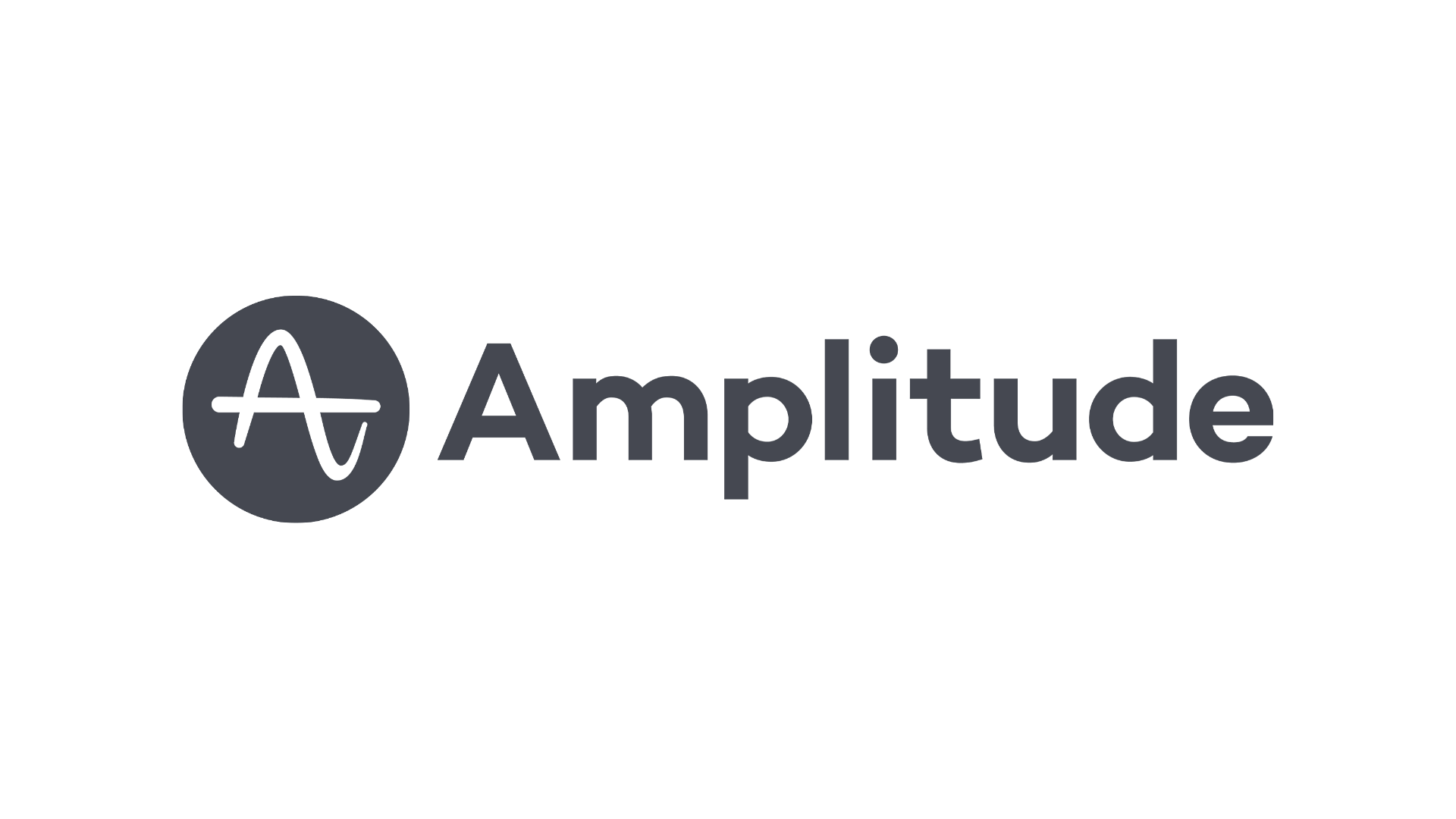 Amplitude Logo Grayscaled logo
